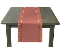 Folat B.V.- Folat Golden Dusk Camino de Mesa rosado Oro 240x35cm-Decoración del Hogar, Ideal para Decorar Fiestas de cumpleaños, Boda, estampado animal, Color, 240 x 35 cm (68506)