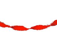 Folat B.V.- Folat Guirnalda de Papel crepé Rojo, Color, 24m (7720)
