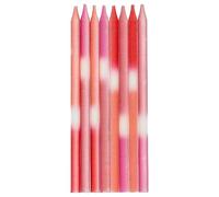 Folat B.V.- Folat Velas Nude Delight-10 cm-24 Piezas Adornos para Pasteles cumpleaños, Aniversario de Bodas, Graduación, Baby Shower, Fiesta de niños, Multicolor, 10 cm (24191)
