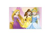 Folat B.V. Procos - 85004 Mantel de plástico de Princesas Disney (Disney Princess Dreaming) 120 x 180 cm, color rosa