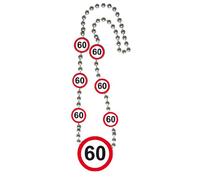 Folat - Collar de señal de tráfico de cumpleaños número 60