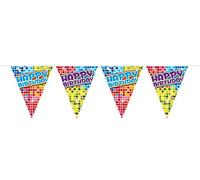 Folat - Feliz Cumpleaños Bandera Para Fiestas - 3 metros - Multicolor