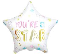 Folat - Globo De Papel de aluminio Eres una estrella - 48cm