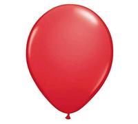 Folat - Globos Rojos Metálicos 30 cm - 10 Piezas