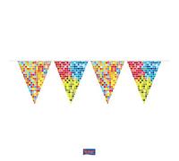 Folat - Guirnalda De Bloques para Cumpleaños Fiesta Decoración - 3 metros - Multicolor