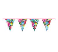 Folat - Guirnalda de flores tropicales del empavesado - 10 m