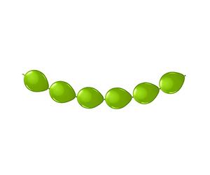 Folat - Guirnalda de globos verdes - 3 m