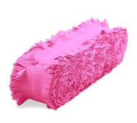 Folat - Guirnalda de papel crepé rosa - 24 m