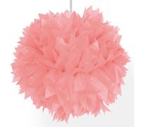 Folat Guirnalda de Pompones de Papel de Panal de Abeja, 3 m, Color Rosa
