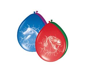 Folat Luftballons 61855 Dinosaurier Ballons-6 Stück, Mehrfarbi (Importación USA)