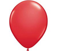 Folat - Metálico Globos De Rojo color - 12In/30cm - 100 piezas