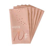 Folat Servilletas Elegante Rubor exuberante Años 33x33cm-10 piezas, color rose gold, Número 70 (67270)