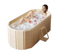 Foldable Bathtub, Large Insulated Hot or Ice Bath Bucket, Portable Family Bathroom Accessory, Soaking Tub for Athletes, Relaxation, Stress Relief, Home Use, 47.24x21.65x19.69 inches