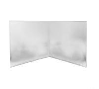 Foldable Stainless Steel Stove Baffle 29x40cm Oil para splash Guard(29 * 40 2slices)