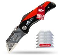 Folding knife with 6 integrated replacement blades, trapezoidal - SB246-279 Folding knife with integrated replacement blades