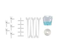 FOLODA Depósito de humedad para plantas de 10 litros con controlador para un riego eficaz del jardín, kit de riego por goteo para exteriores
