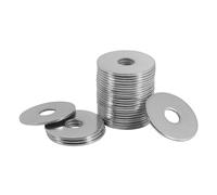FOMGIIN Arandelas Planas de Cuerpo Grande M8 x 30mm, 20 Piezas Acero Inoxidable A2 V2A, 304 Metalicas Grandes Arandela de Bloqueo DIN 9021 / ISO 7093,Plana de Plano Para Tornillos Sujetadores