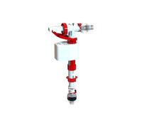 Fominaya Grifo Flotador Compacto Dual, Válvula de Flotador Universal Compatible con Roca y Otros: Lateral+Inferior Fomi FENYX 3/8" LATÓN, Negro, Estandar