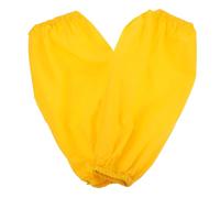 FOMIYES 1 Par de Mangas Protectoras para Brazos, Mangas de Brazo Sobremangas Impermeables, Poliéster Resina, Amarillo, Ajuste Regulable, para Cocina y Hogar