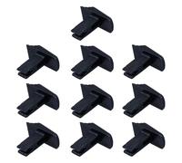 FOMIYES 10 Botones Negros de Plástico para Escalera Multiusos Telescópica, Accesorios de Repuesto Resistencia al Calor, Compatibles Escaleras Plegables Tramo