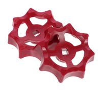 FOMIYES 2 Manijas de Rueda para Válvula de Agua Orificio Cuadrado de 7 Mm, Plástico Resistente y Diseño Chic para Recambio de Grifo o Compuerta