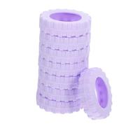 FOMIYES 8 Piezas Maleta de Equipaje Protectora de Ruedas de Equipaje Cubiertas de Ruedas Gel de sílice Violeta