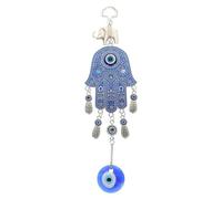 FOMIYES Adorno Colgante De Mal De Ojo con Mano De Elefante Amuleto Protector Decoración De Pared para Hogar Oficina Tienda 8.7 Pulgadas Ligero Fácil De Colgar