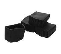 FOMIYES Almohadillas Resistentes de Goma Antideslizantes 4 Piezas Negras para Patas de Escalera Extensible para Uso Exterior y Tareas de Ingeniería Eléctrica