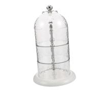 FOMIYES Caja Organizadora De Maquillaje Con Sección Para Polvo Puff Almacenamiento De Escritorio Para Cosméticos y Accesorios De Belleza Organizador Minimalista Para Tocador y Vanity