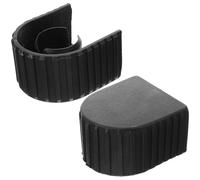 FOMIYES Cubiertas Antideslizantes de Goma Diseño Simple y Elegante 2 Piezas Ahorro de Espacio y Reducción de Ruido para Patas de Escalera Plegable y Muebles para Hogar y Almacén