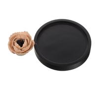 FOMIYES Porta Incienso de Cerámica con Base de Bambú, Diseño Clásico en Forma de Pétalos de Flor, Resistente a Altas Temperaturas para Meditación y Jardín Zen