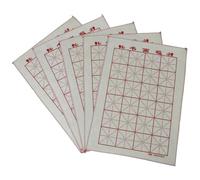 FONDOTIN 5 Tapetes de Fieltro Cuadrícula de 10x10cm 70x50cm Ideales para Estudiantes para Practicar Caligrafía y Pintura y Espacio de Trabajo Artístico