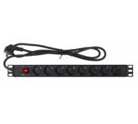 FONESTAR FRP-8 - Regleta con 8 enchufes, Negro