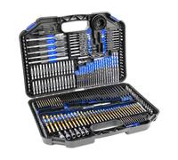 Fonowx 246 Brocas Multiusos para Taladro Y Destornillador, con Estuche de Almacenamiento, HSS Portátil para Proyectos de Bricolaje con Chapa Metálica Y Acero, Etiqueta azul