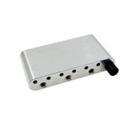 Fonowx Bloque de Trémolo para Guitarra Eléctrica, Placa Base de Puente de Trémolo de Latón, Estructura Estable, Puente de Guitarra Compatible con Trémolo Sim, Aleación de Aluminio