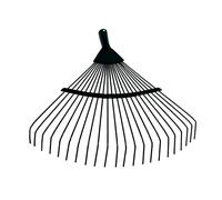 Fonowx Cabezal de Rastrillo de Jardín Cabezal de Rastrillo de 22 Dientes Dispositivos de Hierro de Alta Resistencia Reemplazo Cabezal de Rastrillo Profesiona, 40cmX40cm