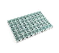 Fonowx Caja para Componentes Electrónicos SMD Organizador Contenedor Estuche Modular con Identificación Rápida y Cierre Firme Material Plástico Adecuado para, Rojo, Modelo Antiguo