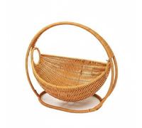 Fonowx Canasta Industrial Tejida con Cuerpo Entrelazado Soporte Suspendido Base Curva y Estructura de de Plástico PP Funcional Adecuada para Almacenamiento, Soporte Para Aperitivos De Cuna W109