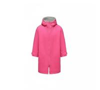Fonowx Capa de Surf para Niños Cambiadora con Capucha Albornoz Abrigo Cortaviento Toalla Poncho Microfibra con Forro Suave y, Rosa Y Gris, Numeric_13, Regular