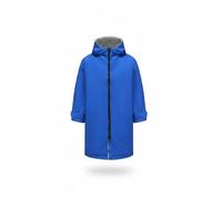 Fonowx Capa de Surf para Niños Cambiadora con Capucha Albornoz Abrigo Cortaviento Toalla Poncho Microfibra con Forro Suave y, Azul-Gris, Numeric_100, Tall