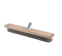 Fonowx Cepillo de Alambre para Hormigón, Cepillo para Eliminar El óxido, Cepillo para Piscinas, Patios Y Cocinas, Cepillo de Alambre para, 50 cm con adaptador