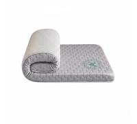 Fonowx Colchón Viscoelástico Sobrecolchón Suave Cubrecama de Espuma con Contorno Adaptativo y Más Cómodo Relleno de Memoria y Algodón Adecuado para, Gris Mitsubishi, 90x190cm