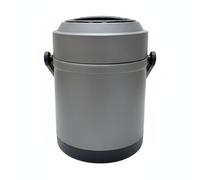 Fonowx Contenedor Térmico de Comidas Tarro de Alimentos Tartera Acero Inoxidable 304 con Tapa Sellada para y Platos Adecuado para Oficina Escuela Viajes, Gris, Gris, 2.0L