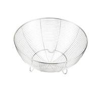 Fonowx de Acero Inoxidable para Encimera, Frutero de Metal con Rejilla Metálica, Soporte para Verduras, Cesta de Almacenamiento de Frutas de, tal como se describe, 28cm