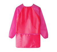 Fonowx Delantal para Niños con Material Impermeable y Manga Larga Incluye Bolsillo Grande Frontal Confeccionado en Poliéster Adecuado para Uso en Pintura, a, tal como se describe