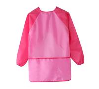 Fonowx Delantal para Niños con Material Impermeable y Manga Larga Incluye Bolsillo Grande Frontal Confeccionado en Poliéster Adecuado para Uso en Pintura, C, tal como se describe