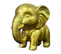 Fonowx Estatua Resina, Adorno para decoración del hogar, Figura Mesa, Escultura Animal, Figura para Fiestas Aniversario, Oro