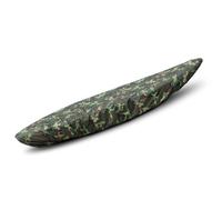 Fonowx Funda Kayak Tela 210D Impermeable Cubierta Protección Solar Cubierta para Piragüistas, Almacenamiento Exterior, Jardín, Verde Camuflaje, 300CM