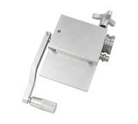 Fonowx Máquina Acanaladora de Tubos Herramienta Manual Formadora Ranuradora Biseladora de Tubería en Aleación de Aluminio con Control Preciso y Operación con, Plata