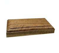 Fonowx Soporte Acrílico Base de Exhibición Pedestal Elevador de Madera de Sólido con Detalle Acrílico Diseño Elevado Estable de 3cm Adecuado para Vitrinas , 20 10 3cm